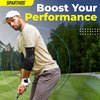 Sparthos Elbow Compression Sleeves (Pair) – Tendonitis Elbow Brace Golfer's Tennis Elbow Support for Men and Women – Protect in Sports Golf Bowling Volleyball Gym Workout Weightlifting (Black-XL)