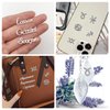 DANNEASY 24pcs Zodiac Nail Charms 3d Silver Zodiac Signs Nail Letters Flat-back Nail Rhinestones Diamond Charms for Nails Hollow Nail Studs Alloy Nail Jewels Nail Art Decoration