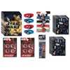 Star Wars Birthday Party Supplies Favor Bundle Pack includes Loot Bags, Bracelets, Mini Disc Shooters, Sticker Sheets - for 8 Goody Bags