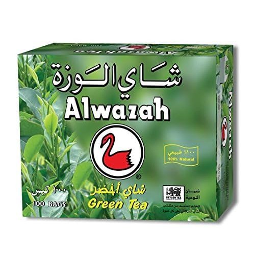 Alwazah green tea, 100-bag box, 200-g