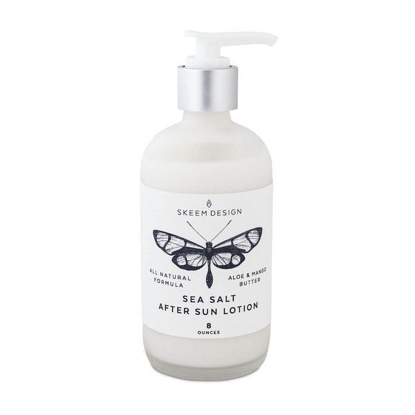 Skeem Sea Salt After Sun Lotion - Moisturizing Body Cream that Repairs Dry Skin (8 oz / 237 ml)