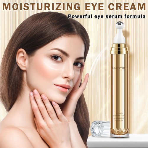 XINGXYUEL Eye Cream for Dark Circles Puffiness and Bags Eye Serum Eye Roller for Puffy Eyes Under Eye Cream for for Women Daily Skincare Crema Para Las Ojeras