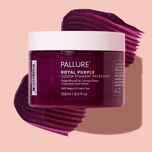 Pallure Color Pigment Refresher Mask, Semi Permanent Hair Color Depositing Conditioner, 8.5 Oz Ro...