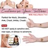 Custom Graduation Tattoos Personalized Face Temporary Tattoos with Name Customized Fake Tattoo Graduation Party Supplies