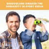 Binoculars for Kids Toy for Little Boys and Girls – Extensive Set Incl. Magnifying Glass & Compass – Powerful Magnification 8X21 – 3 to 12 Year Old Kids – Perfect for Toddler