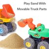 iPlay, iLearn Toddler Dinosaur Monster Truck Toy, Baby Pull Back Toy Car 1 2 3 Year Old Boy, Big Dino Construction Vehicle Excavator Dump Truck, Cool Birthday Stocking Stuffer Gift for 12 18 Month Kid