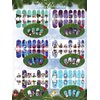 12 Sheets Christmas Full Nail Wraps, EBANKU Adhesive Nail Art Polish Stickers Santa Claus Penguin Snowman Design Nail Art Decals Strips with 1 Piece Nail Files for Women Christmas Nail Decoration