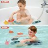 ArtCreativity Silicone Bath Toys for Babies - Set of 9 Mold Free Bath Toys - Bathtub Toys with 4 Animal, 4 Boat, and 1 Speedboat Design - Easy to Clean Bath Toys for Babies 6-18 Months