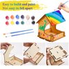 Wooden Arts and Crafts for Kids - 2 Pack Bird Feeder Wind Chime DIY Kids Crafts - Build and Paint Educational Fun Art Activities Crafts Gifts Outside Toys for Boys Girls Ages 3-5 8-12 6-8