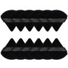 12 Pieces Powder Puffs for Face Powder Triangle Powder Puff Makeup Sponge for Loose Powder Soft Foundation Sponge Setting Powder Puff Beauty Blender Makeup Tool(Black)