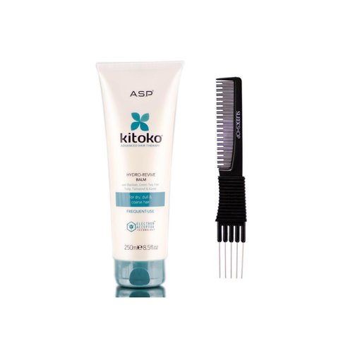 yper Asp Kitoko Hydro-Revive Balm (8.5 oz) with Teasing Comb Pack 1