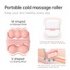 ONLYSKY BEAUTY Pink Ice Roller for Face Eye Massage Tool Face Massagers Cold Facial Rolling,Cooling Ice Roller, Cooling Roller