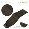 WindTouch Clip In Hair Extensions Human Hair Dark Brown Hair Extensions Remy Hair Extensions 18Inch 70g #2 7PCS