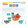 Nuby Pirate Pals Bath Toy Set - Interactive Bath Time Toys - 18+ Months