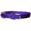 Hamilton Single Thick Nylon Deluxe Dog Collar, 3/8 by 12-Inch, Purple