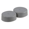 CURT 23244 2.44-Inch Trailer Wheel Bearing Protector Dust Covers, 2-Pack