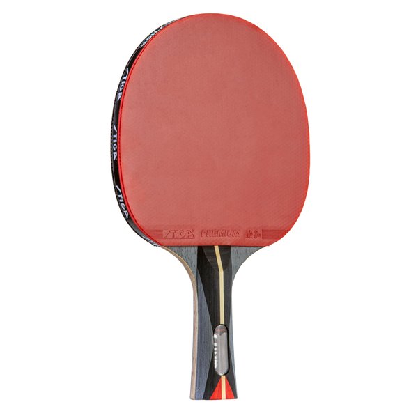 STIGA Talon Ping Pong Paddle - 6-Ply Ultra-Light Blade - 2mm Tournament-Approved Sponge - Flared Handle for Enhanced Control - Competitive Table Tennis Racket for Family Fun