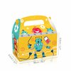 12 Pack Robot Party Treat Boxes Robot Theme Party Favor Treat Box Robot Wrench Antenna Pattern Cardboard Boxes with Handle for Baby shower Birthday Party Decorations Supplies