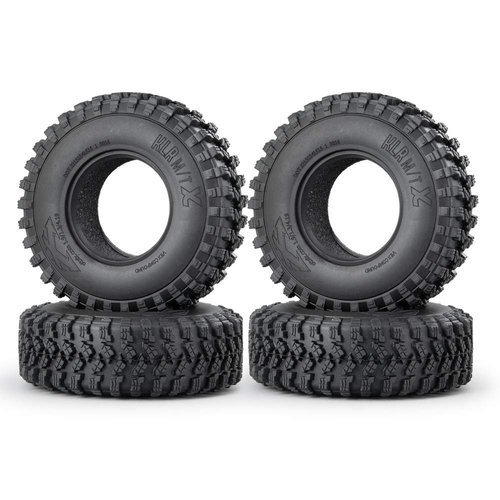 RCLIONS 4PCS 1.9inch RC Crawler Car Tires with Foam Insert for 1/10 RC Crawler Car SCX10,TRX4,SCX10-II,SCX10-III