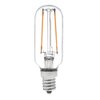 HERO-LED T8-DS-2W-WW27 Dimmable T8 E12 2W Candelabra Style LED Vintage Antique Filament Bulb, 25W Equivalent, Warm White 2700K, 4-Pack