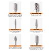 11Pcs Nail Drill Bits Sets with 6Pcs File Sanding Bands 3/32 Inch Professional Rotary Burrs Diamond Cuticle Remover Bits Kit Cuticle Remover Bits for Acrylic Nail Manicure Pedicure Tools US173