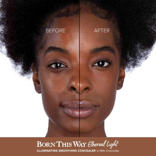 Too Faced Born This Way Ethereal Light Illuminating Smoothing Concealer, Milk Chocolate, 0.17 Fl Oz
