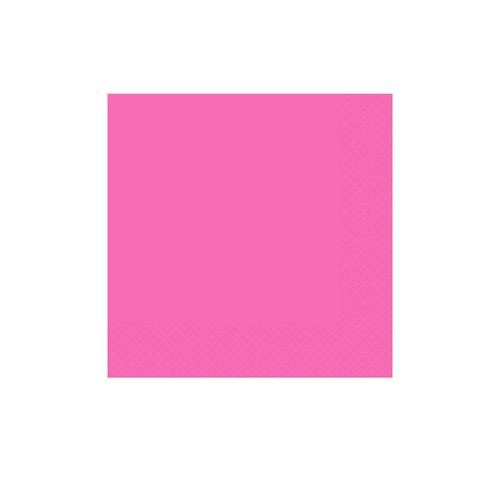Bright Pink 3-Ply Dinner Napkins | Pack of 20 | Party Supply