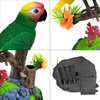 Tipmant Electronic Bird Toys Electric Parrots Animal Pets Move Chirp Realistic Home Office Room Decoration Kids Birthday Gifts (Green)