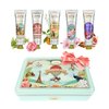 Un Air d'Antan French Nails & Hand Cream Gift Set 5 Pc Lotion Gift Set for Women - Lotion Sets For Women Gift: Hand Cream Set With Shea Butter - Almond, Verbena, Floral, Rose, Almond, Cherry Blossom