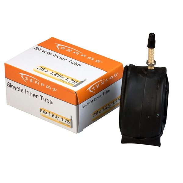 Serfas Bicycle Tube - Presta (700C x 18/25C - Presta 60mm)