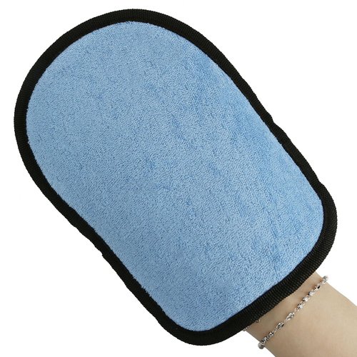 Longdex Beach Sand Cleaner Blue Water Sports Sand-Off Beach Sand Cleaner Wipe Off Mitt Sand Remover Sand-Off Mitt