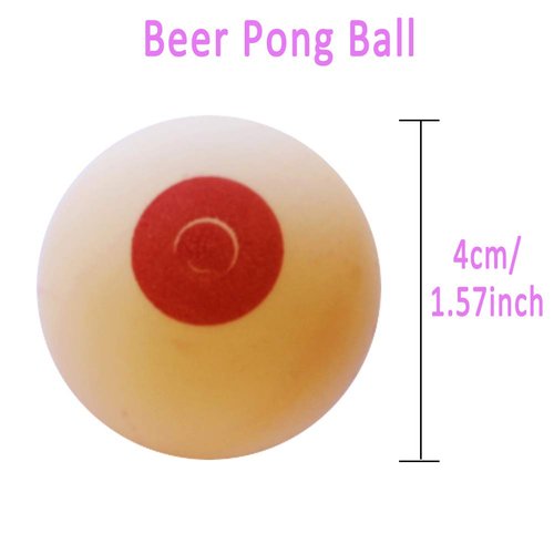Beer Pong Games - Indoor and Outdoor Party, Bachelor, Game Night, Table Tennis, Set of 12