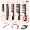 Hair Comb, Wide Tooth Comb, Rat Tail Fine Tooth Comb For Women Men Hair Parting Cutting, Wet Curly Hair Detangling (5PCS)