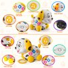 Musical Puppy Toys for 1 Year Old Girl Boy Gift, Baby Crawling & Walking Toys 6-12-18 Months, First Christmas 1st Birthday Gifts for Girls Boys, Bilingual Toddler Learning Toys Age 1-2