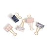 U Brands Fashion Binder Clips, Soft Dye with Gold Prongs, Office Organization Supplies, 32mm, 36 Count