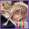 Hair Accessories for Girls - 360 Pieces Toddler Elastic Hair Ties, Hair Clips, and Hair Tail Tools in 31 Colors