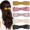 5 PCS Hair Bows Cute Hair Clips for Women Girls Bowknot Hair Barrettes Solid Colors Hair Bow Hair Clips Accessories for Women Girls