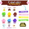 Butter Slime Making Kit Super Soft Non Sticky 6 Color Pack in Gift Box, Stretchy Scented Butter Slime Ice Cream Toy with Cake Charms, Art Crafts for Girls Boys, Gift Party Favors for Kids