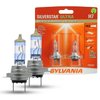 SYLVANIA - H7 SilverStar Ultra - High Performance Halogen Headlight Bulb, High Beam, Low Beam and Fog Replacement Bulb, Brightest Downroad with Whiter Light, Tri-Band Technology (Contains 2 Bulbs)