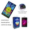 XIMIGEYEFU 78 Original Designs neon Colors Tarot Cards ，Tarot Cards for Beginners，Tarot Cards with Meanings on Them