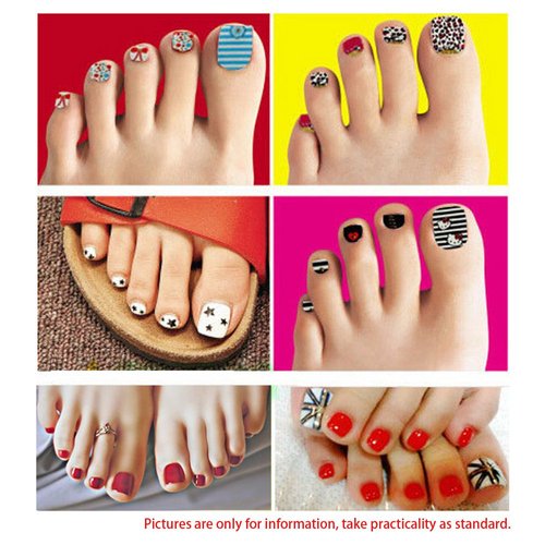 Anself PVC Mannequin Foot Nail Art Foot Practice Model Fleshcolor Color