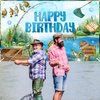 Avezano Gone Fishing Banner Gone Fishing Happy Birthday Backdrop Fishing Theme Background for Kids Men Birthday Party Kids Fishing Party Supplies 70.8 x 43.3 inch