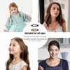 20pcs 2.8 Inch Oval Snap Hair Clips for Women Water Drop Shape Clips Metal Amber Ellipse Non-Slip Hair Grips Black and Brown Women Girls Hair Accessories