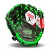 Franklin Sports Girls Softball Glove - Women's Windmill Fastpitch + Slowpitch Softball Glove - Green Softball Mitt - Right Hand Throw Adult + Youth - 11", Lime
