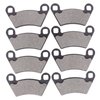 MOTOKU Front and Rear Brake Pads for Ranger 400 425 500 570 700 TM ETX