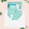 Desert Cactus Llama 3 (1) Happy Birthday Invitations Invite Cards (10 Count) With Envelopes Boys Girls Kids Party (10ct)