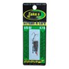Jake's Lures Stream-a-Lure Silver | Spinner Lure for Fishing | Great for Bass, Musky, Pike, and More | Fishing Lures and Accessories | Weight - 1/6 oz