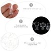 34 Pieces Mini Coffee Cups, 1:17 Plastic Mugs Tea Cup Keychain Miniature Transparent Cup for Dollhouse Decoration Doll Food Craft DIY