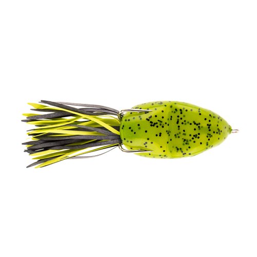 Scum Frog Original Topwater Bass Fishing Hollow Body Frog Lure with Weedless Hooks, Watermelon Seed