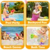 Water Guns for Kids 5PCS Pool Toys Toddler Outdoor Water Toys Dinosaur Squirt Guns Summer Backyard Beach Water Blaster Swimming Pool Games Outside Toys for Toddler 2-4 3-5 Boy Girl Age 2 3 4 5 6